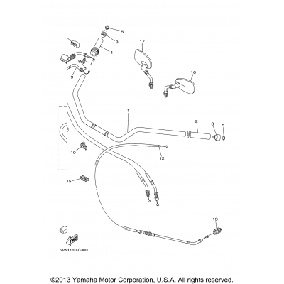 Steering Handle Cable