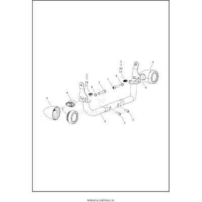 TURN SIGNALS, FRONT - FXLRST