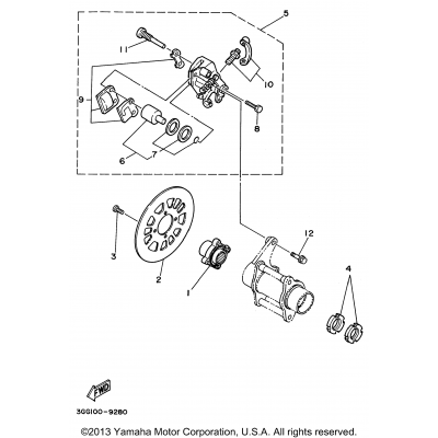 Rear Brake Caliper