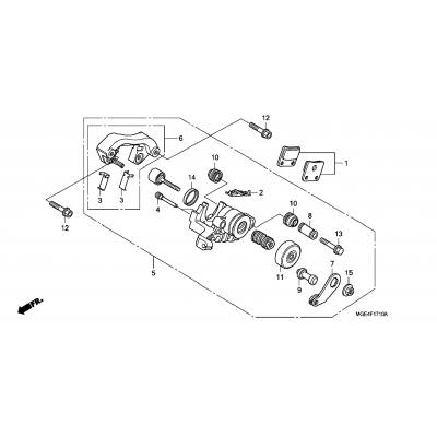 REAR BRAKE CALIPER (PARKING)