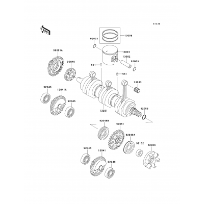 Crankshaft/Piston(s)