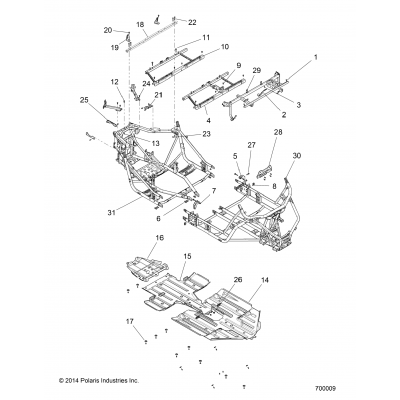 Chassis, Main Frame And Skid Plate