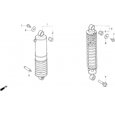 REAR SHOCK ABSORBER