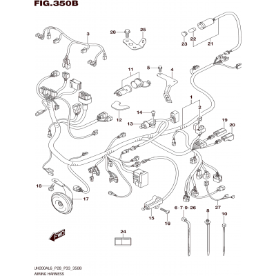 WIRING HARNESS (UH200AL6 P33)