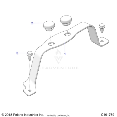 ENGINE, AIR INTAKE SYSTEM BRACKET - A19SWS57C1/C2/E1/E2  (C101769)