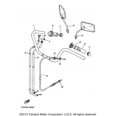 Steering Handle Cable