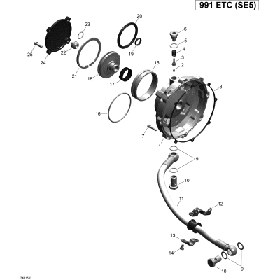 05- Clutch Release Cover _74R1533
