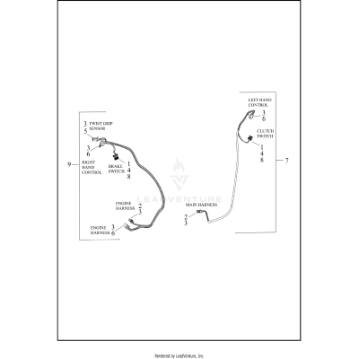 WIRE HARNESS, HAND CONTROL