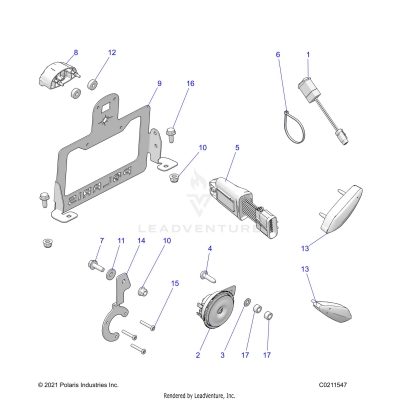 ELECTRICAL, TURN SIGNALS - A25SXE95PP (C0211547)