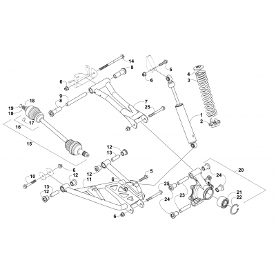 REAR SUSPENSION ASSEMBLY