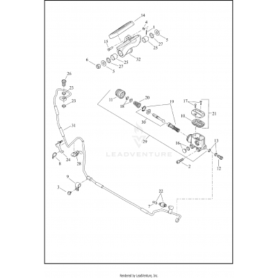 BRAKE CONTROL, REAR