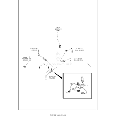 WIRING HARNESS, ENGINE (4 OF 4)