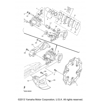 Rear Brake Caliper