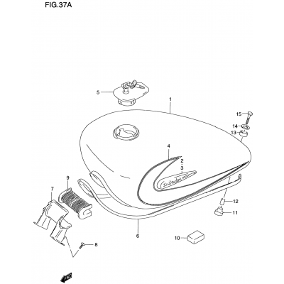 FUEL TANK (MODEL X)