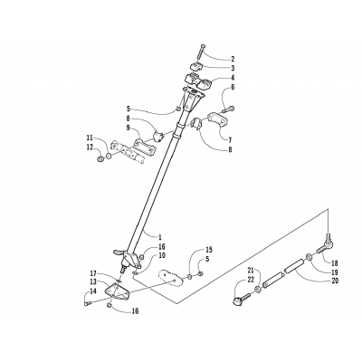 STEERING POST ASSEMBLY