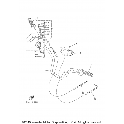 Steering Handle Cable