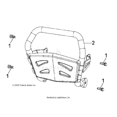 CHASSIS, BUMPER - A25YKA11N1/N5 (49ATVBUMPER07OTLW90)