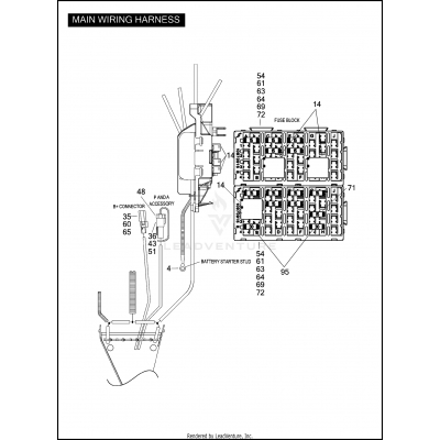 WIRING HARNESS, MAIN (CONTINUED)