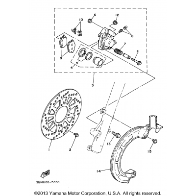 Front Brake Caliper