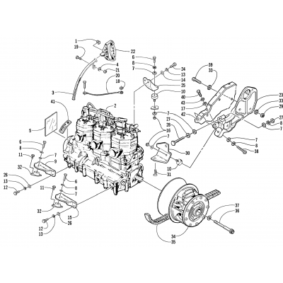 ENGINE AND RELATED PARTS (MC)