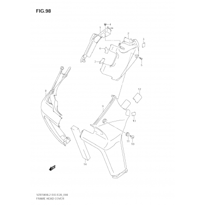 FRAME HEAD COVER (VZR1800Z L2 E33)