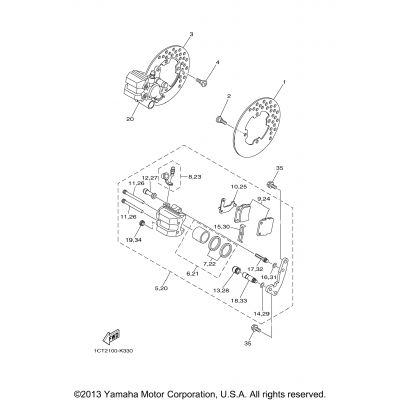 Front Brake Caliper