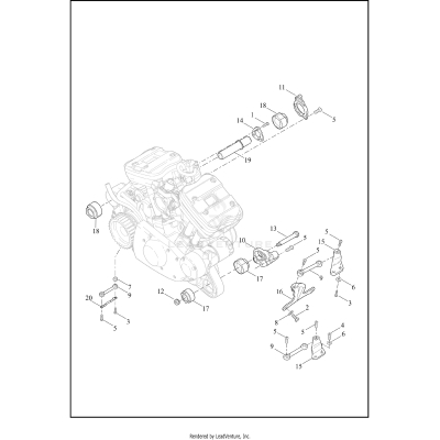 ENGINE MOUNTS AND STABILIZER LINK