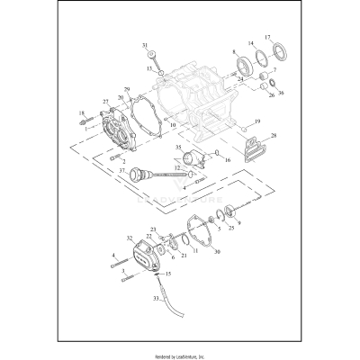 TRANSMISSION BEARINGS & COVERS
