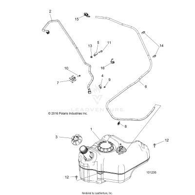 BODY, FUEL TANK - A17DAA57F5 (101235)