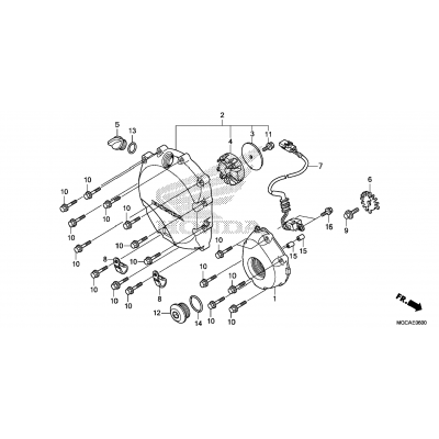 RIGHT CRANKCASE COVER