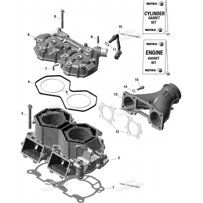 Rotax - Cylinder And Cylinder Head
