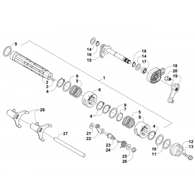 GEAR SHIFTING ASSEMBLY