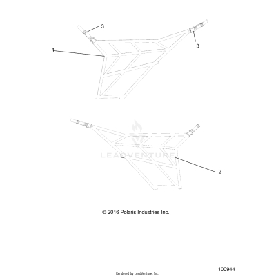 BODY, SIDE NETS - A17HAA15N7 (100944)