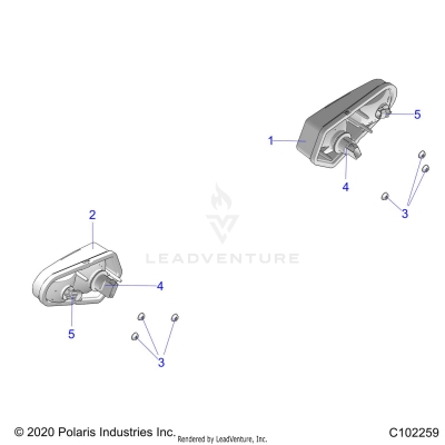 ELECTRICAL, TAILLIGHTS - A25SYE95PL (C102259)