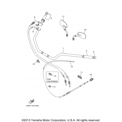 Steering Handle Cable