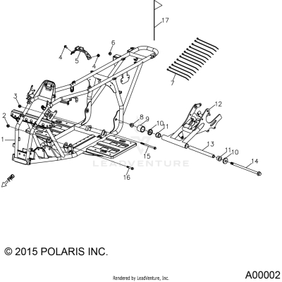 CHASSIS, FRAME - A20YAF11B5 (A00002)