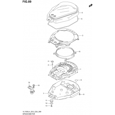SPEEDOMETER (VL1500BL4 E33)