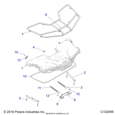 BODY, STORAGE, FRONT - A20SEF57C1/E1 [C102069]
