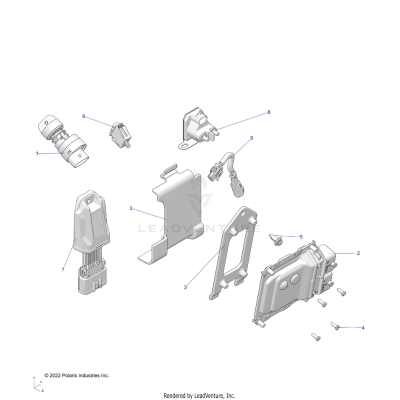 ELECTRICAL, SWITCHES, SENSORS and ECM - A23SDS57C4/E4 (C10247)