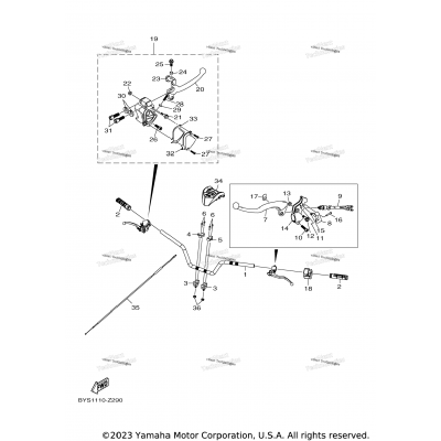 Steering Handle & Cable