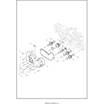 CAMSHAFTS AND GEARCASE COVER