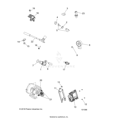 ELECTRICAL, SWITCHES, SENSORS and ECM - A20SEG57A1/A4/A7/A9/B1/B4 [101586]