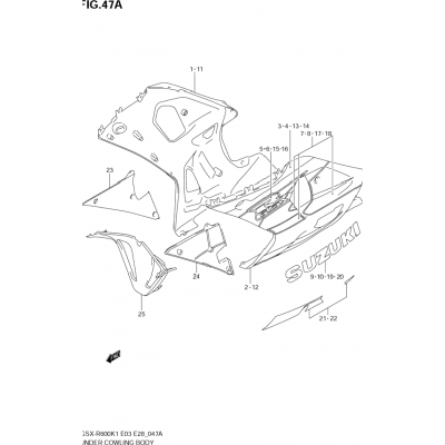 UNDER COWLING (MODEL K2)