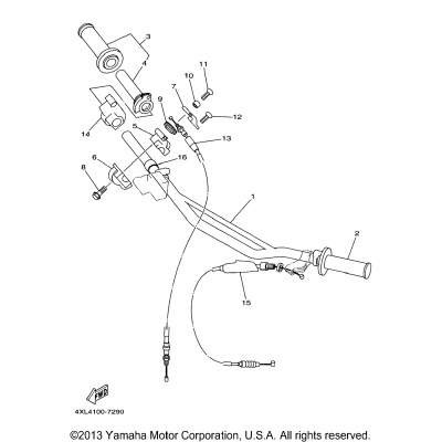 Steering Handle - Cable