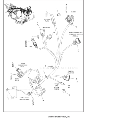 WIRING HARNESS, MAIN (2 OF 10)