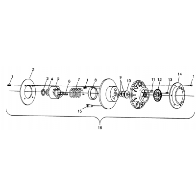 Driven Clutch Trail Rmk