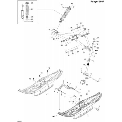 07- Front Suspension And Ski