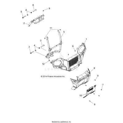 BODY, FRONT BUMPER and MOUNTING - A17SJE57AU (49ATVBUMPER15570SP)