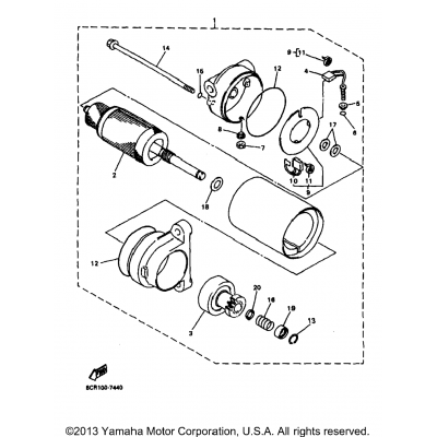 Alternate Starting Motor