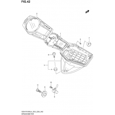 SPEEDOMETER (GSX-R1000L4 E03)